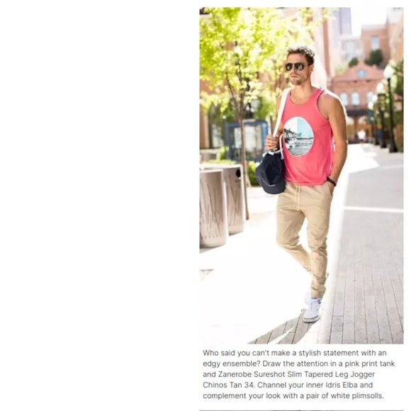 ZANEROBE Sureshot Jogger Chinos Tan - 07/24 - Picture 7 of 14